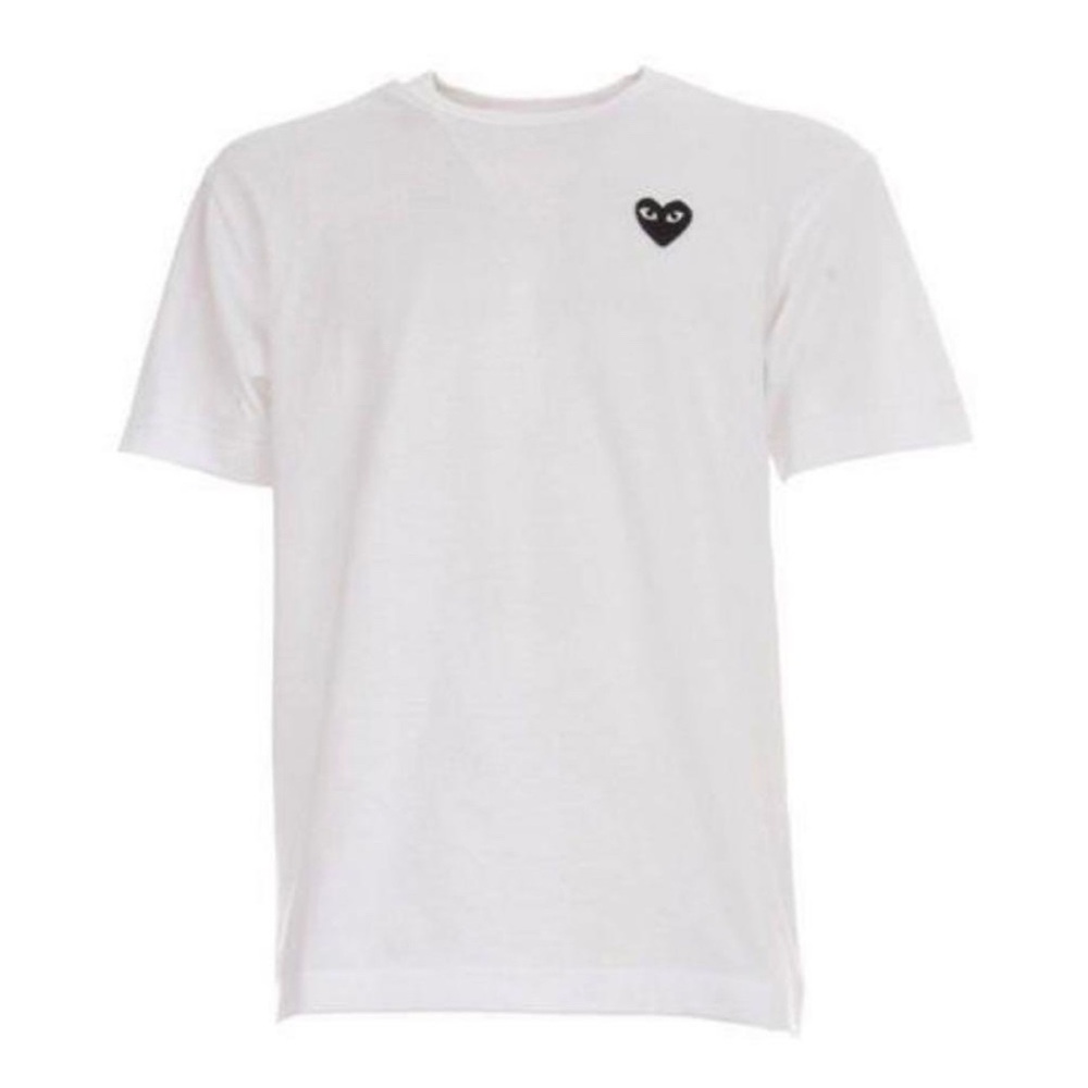 Play White with Black Heart Logo